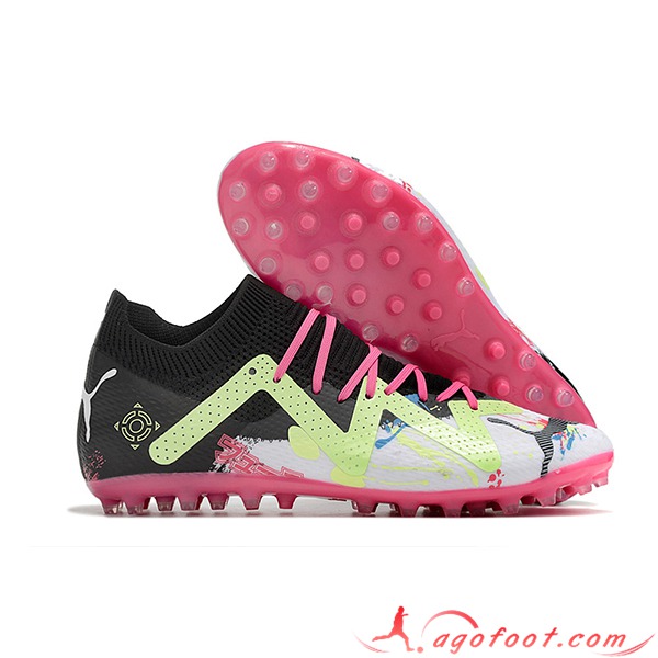 PUMA Chaussures de Foot Puma Future Ultimate AG Noir/Blanc