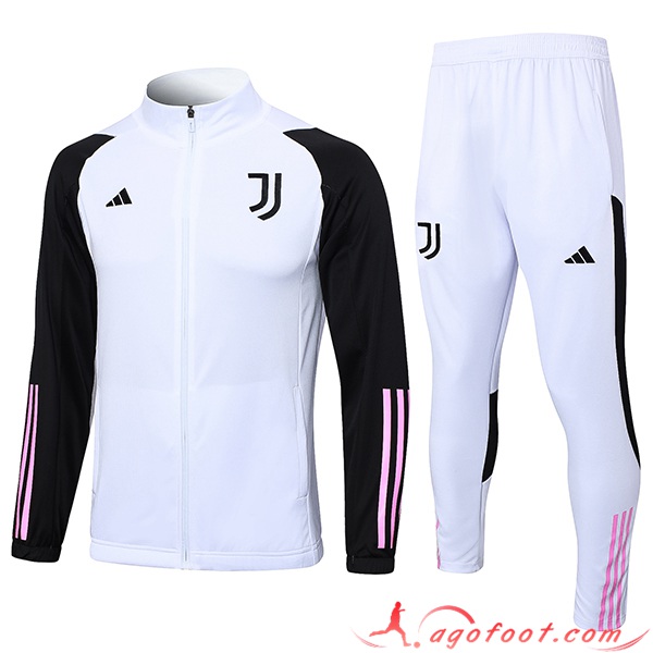 Ensemble Survetement de Foot - Veste Juventus Blanc 2023/2024