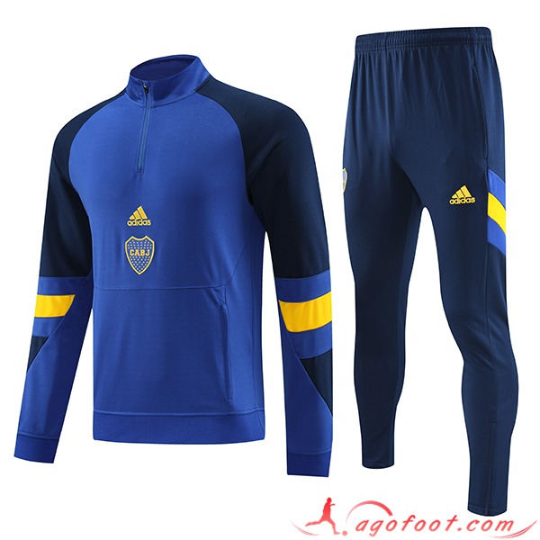 Ensemble Survetement de Foot Boca Juniors Bleu 2023/2024