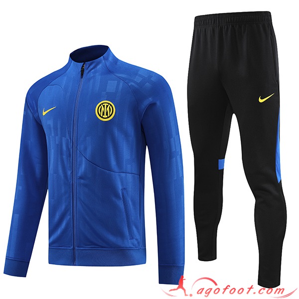 Ensemble Survetement de Foot - Veste Inter Milan Bleu 2023/2024