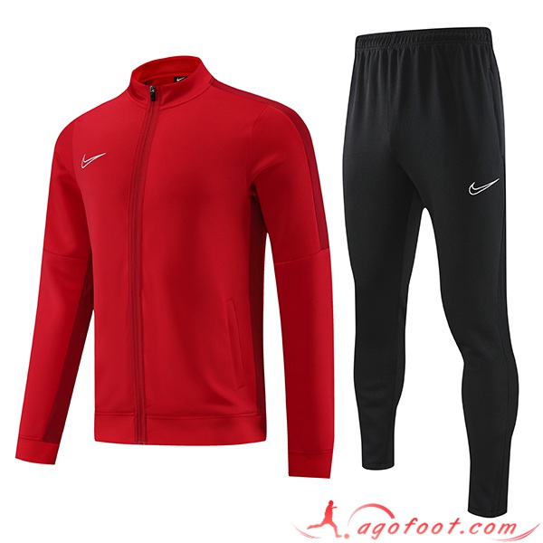 Ensemble Survetement de Foot - Veste Nike Rouge 2023/2024