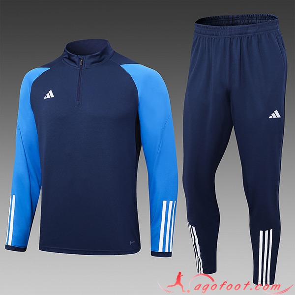 Ensemble Survetement de Foot Adidas Enfant Bleu Marine 2023/2024