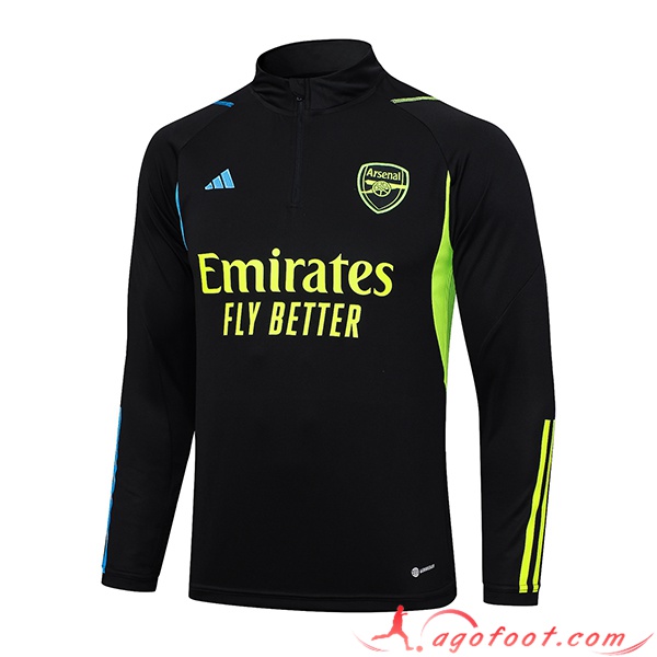 Sweatshirt Training Arsenal Noir 2023/2024 -02