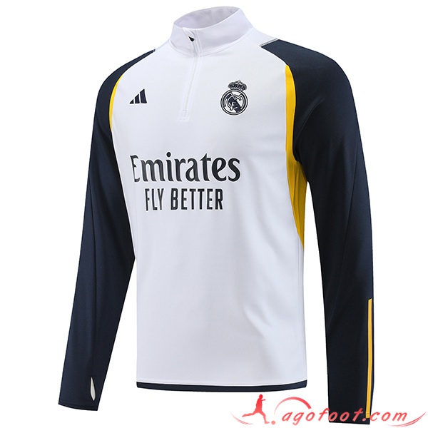 Sweatshirt Training Real Madrid Blanc 2023/2024