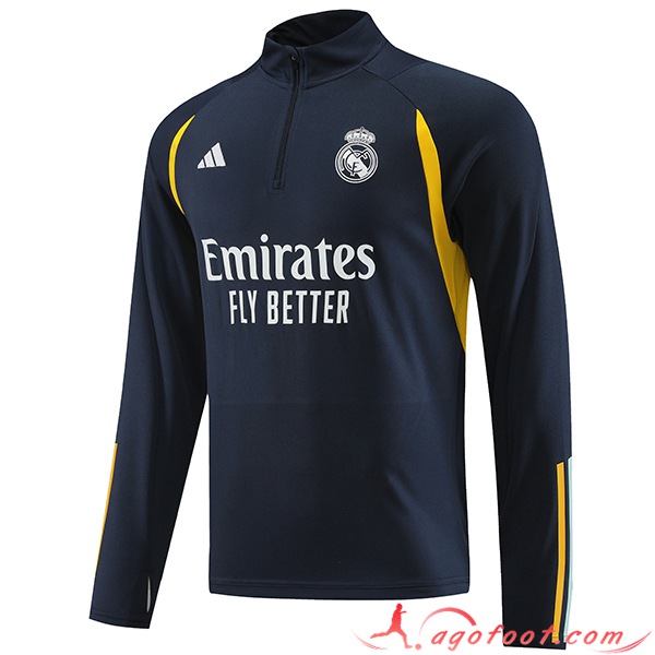 Sweatshirt Training Real Madrid Bleu Marine 2023/2024