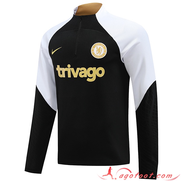 Sweatshirt Training FC Chelsea Noir 2023/2024