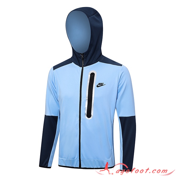Veste A Capuche Nike Bleu Clair 2023/2024 -02