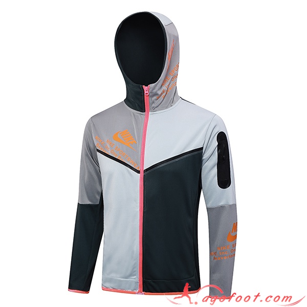 Veste A Capuche Nike Noir/Gris 2023/2024