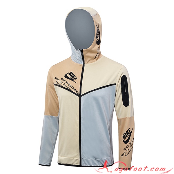 Veste A Capuche Nike Jaune/Gris 2023/2024