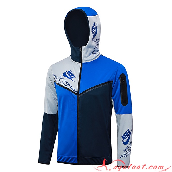 Veste A Capuche Nike Bleu 2023/2024 -02