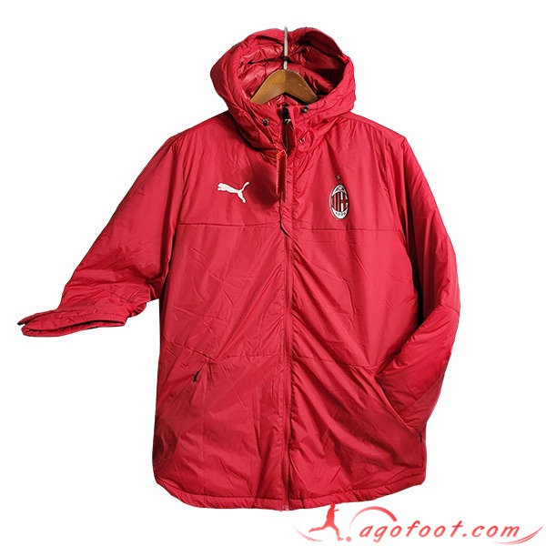 Veste A Capuche Milan AC Rouge 2023/2024