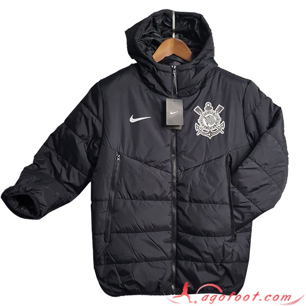 Veste A Capuche Corinthians Noir 2023/2024
