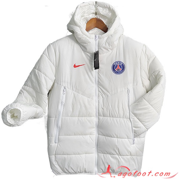 Veste A Capuche PSG Blanc 2023/2024