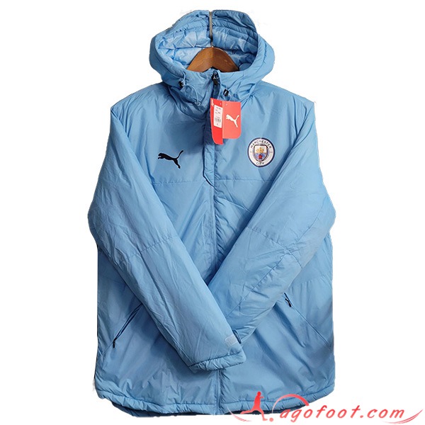 Veste A Capuche Manchester City Bleu Clair 2023/2024