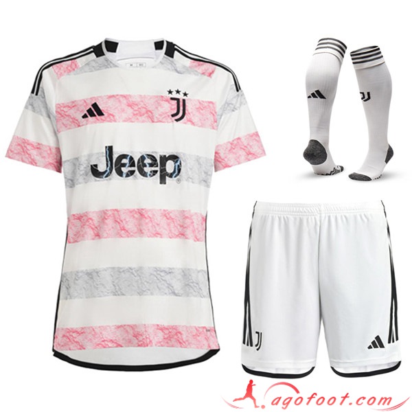 Ensemble Maillot Juventus Exterieur (Short + Chaussettes) 2023/2024