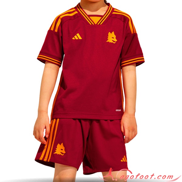 Nouvelle Maillot de Foot AS Roma Enfant Domicile 2023/2024