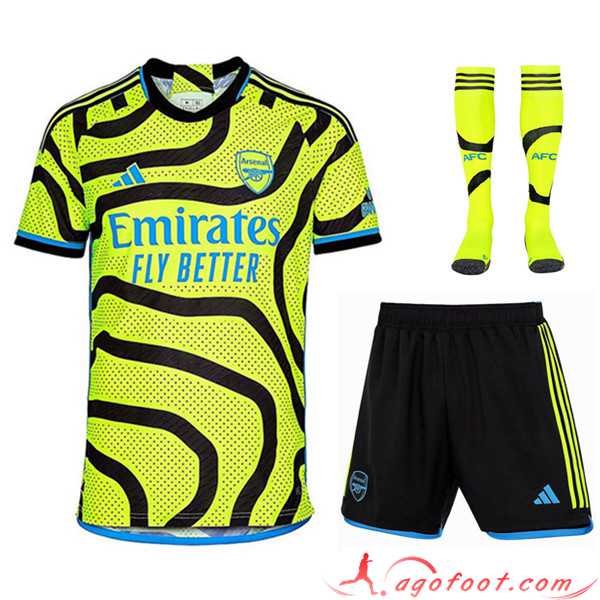 Ensemble Maillot Arsenal Exterieur (Short + Chaussettes) 2023/2024