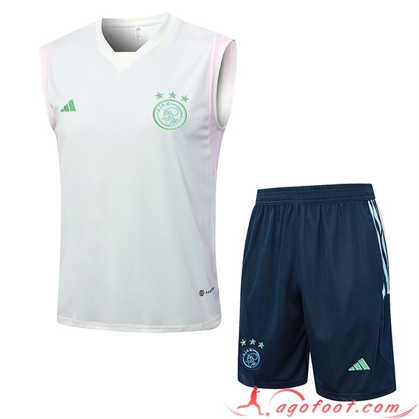 Ensemble Training Debardeur + Shorts Ajax Vert Clair 2023/2024