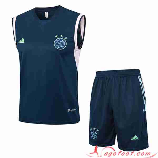 Ensemble Training Debardeur + Shorts Ajax Jaune 2023/2024