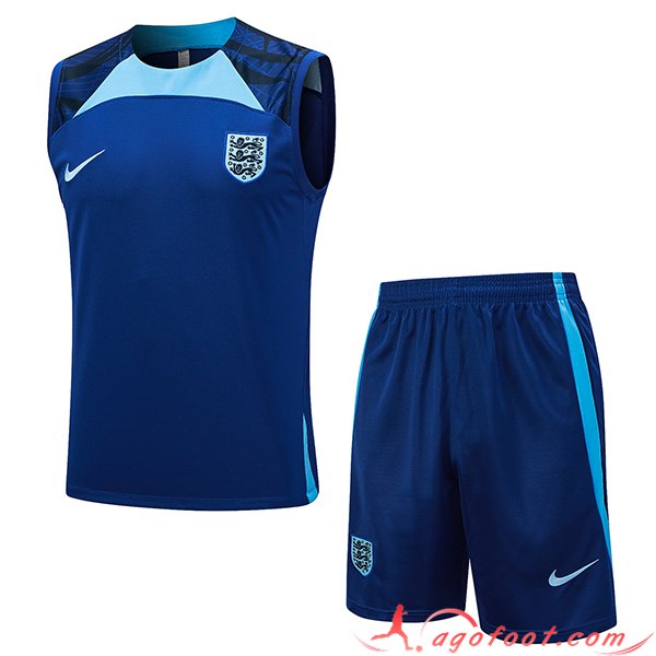 Ensemble Training Debardeur + Shorts Angleterre Bleu 2023/2024