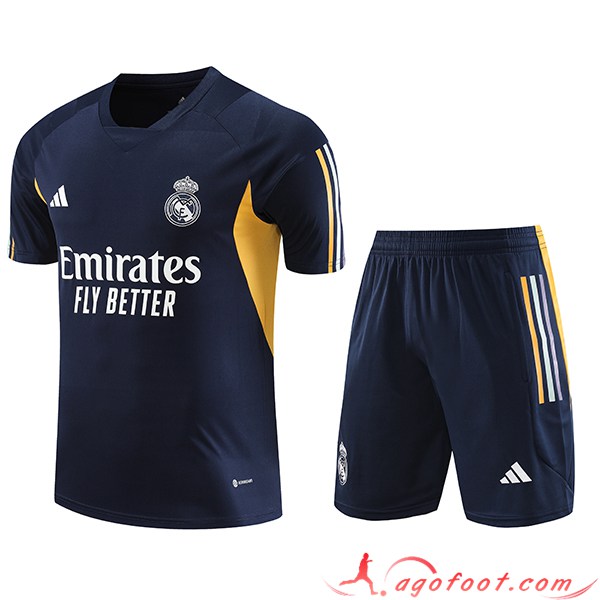 Ensemble Training T-Shirts + Shorts Real Madrid Blanc 2023/2024 -06
