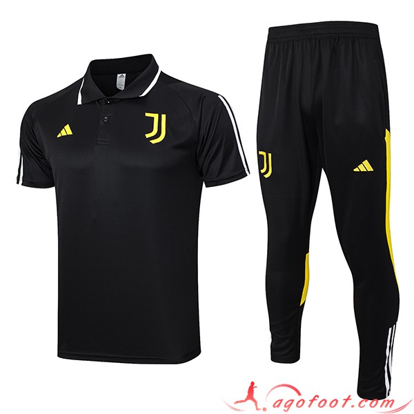Ensemble Polo Foot Juventus Noir 2023/2024