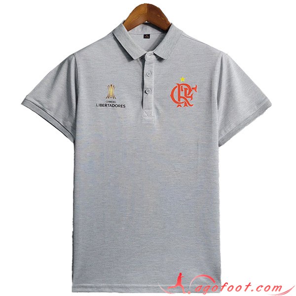 Polo Foot Flamengo Gris 2023/2024
