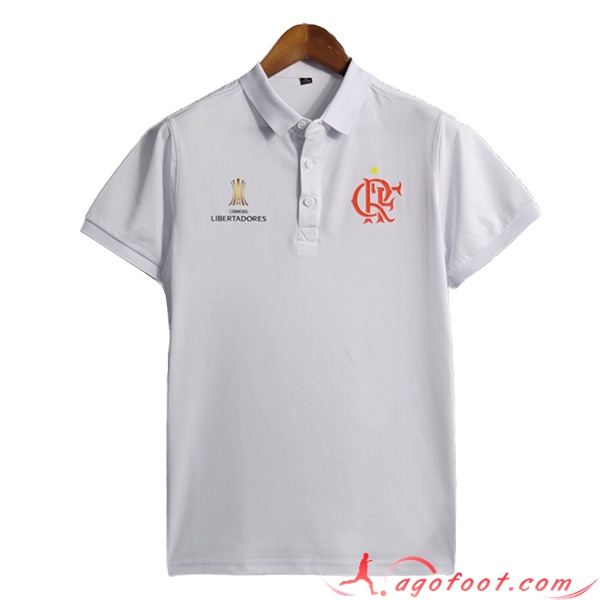 Polo Foot Flamengo Blanc 2023/2024 -02