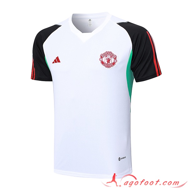 Training T-Shirts Manchester United Blanc 2023/2024 -02