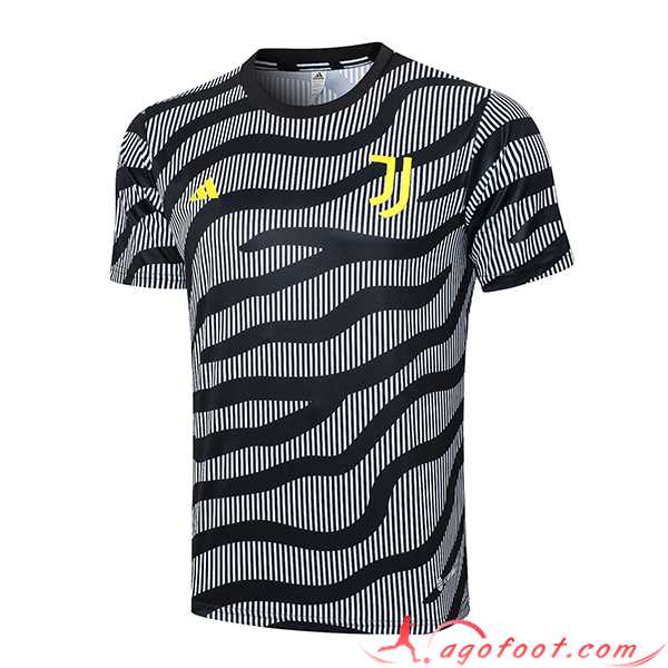 Training T-Shirts Juventus Noir/Gris 2023/2024 -02