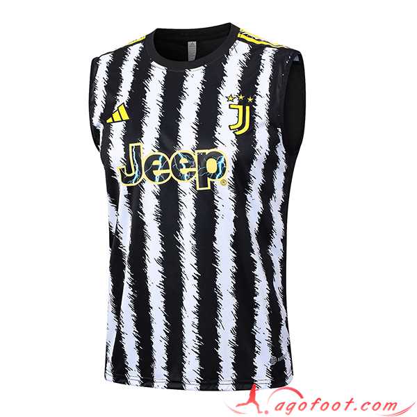 Training Debardeur Juventus Noir/Blanc 2023/2024 -03