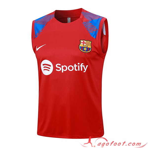 Training Debardeur FC Barcelone Rouge 2023/2024 -02