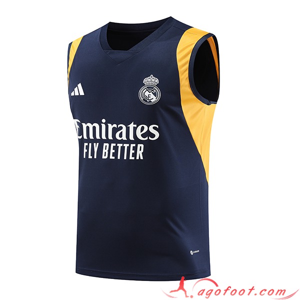 Training Debardeur Real Madrid Bleu Marine 2023/2024