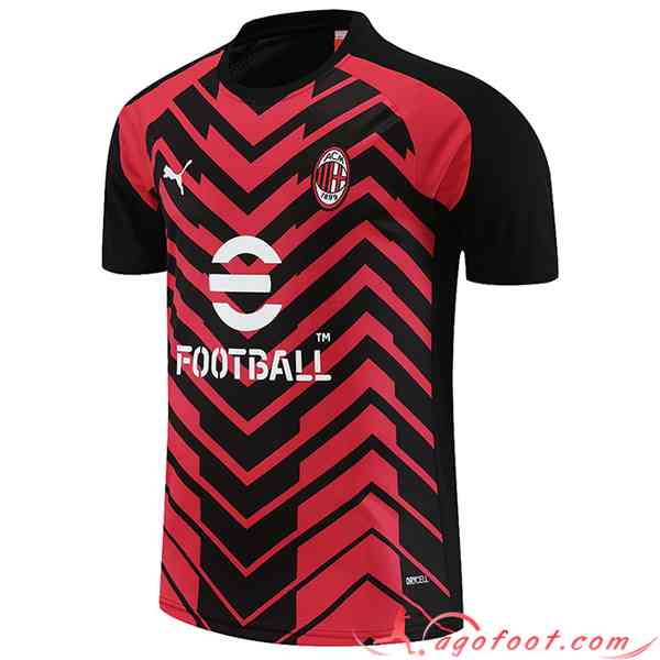 Training T-Shirts Milan AC Rouge/Noir 2023/2024