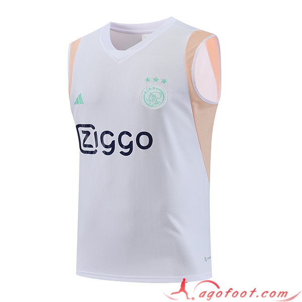 Training Debardeur Ajax Blanc 2023/2024 -02