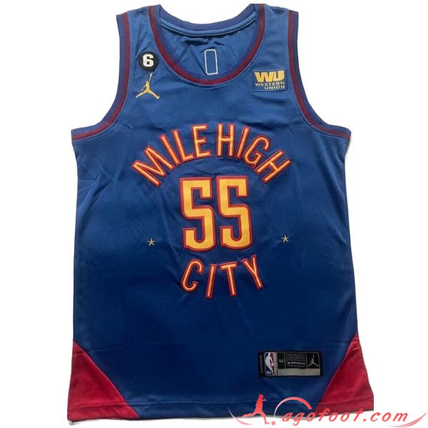 Maillot Denver Nuggets (IVERSON #21) 2023/24 Bleu Marine