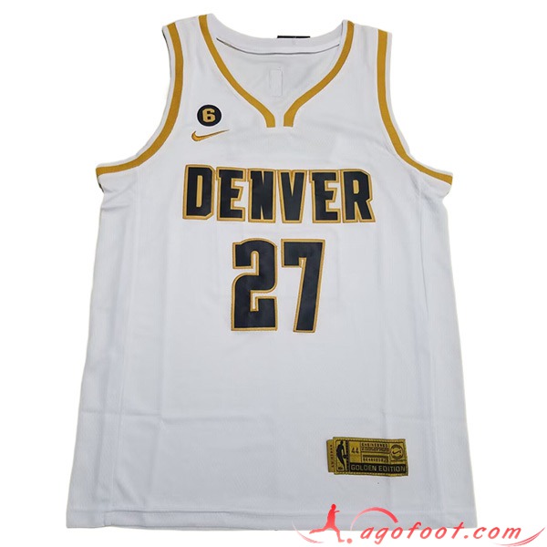 Maillot Denver Nuggets (MURRAY #27) 2023/24 Blanc -04