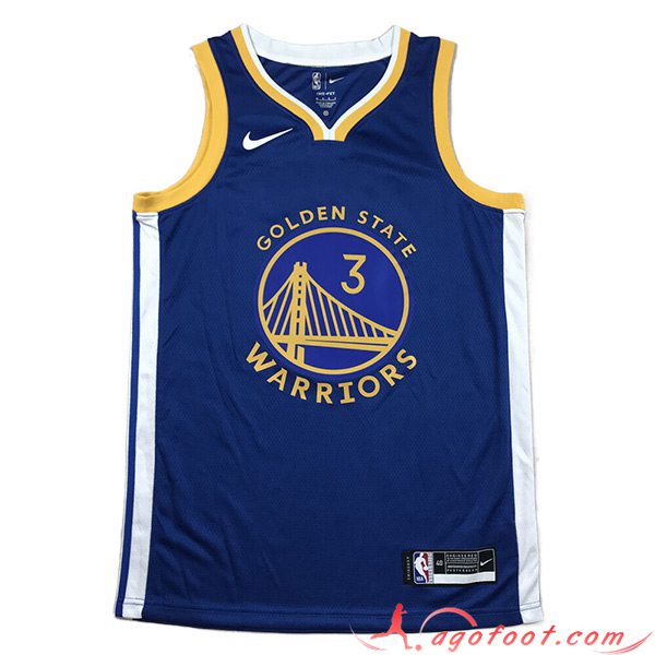 Maillot Golden State Warriors (POOLE #3) 2023/24 Bleu