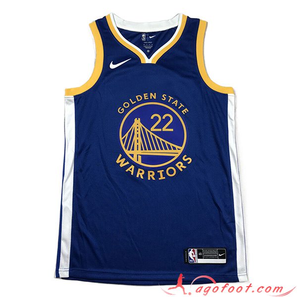 Maillot Golden State Warriors (WIGGINS #22) 2023/24 Bleu