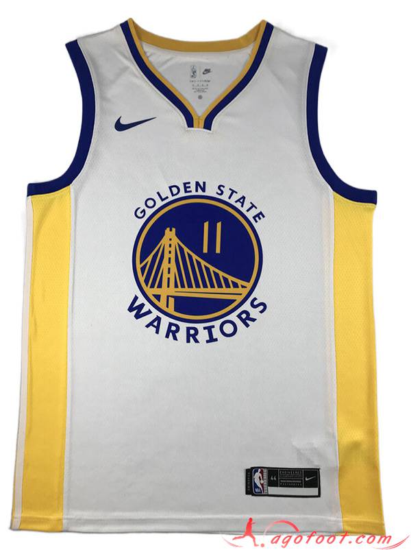 Maillot Golden State Warriors (THOMPSON #11) 2023/24 Blanc