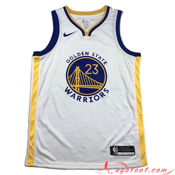 Maillot Golden State Warriors (GREEN #23) 2023/24 Blanc