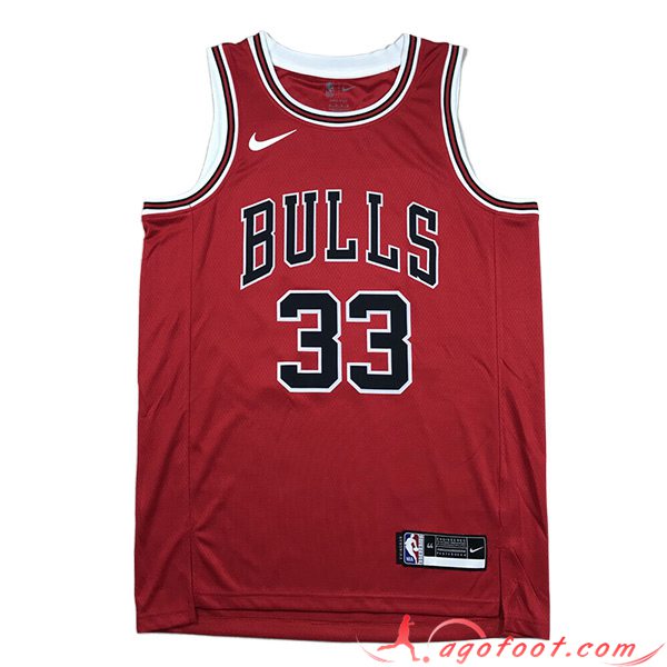 Maillot Chicago Bulls (PIPPEN #33) 2023/24 Rouge -02