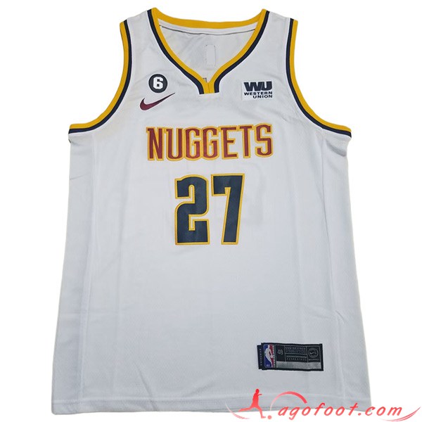 Maillot Denver Nuggets (MURRAY #27) 2023/24 Blanc -03