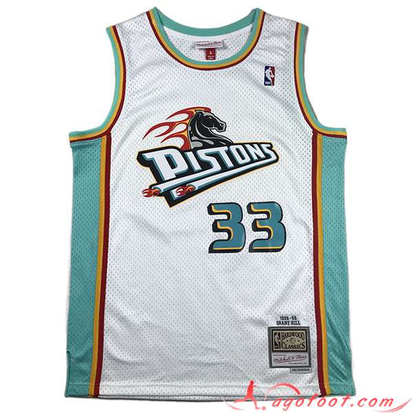 Maillot Detroit Pistons (HILL #33) 2023/24 Blanc