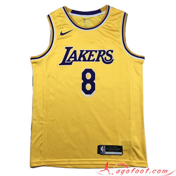 Maillot Los Angeles Lakers (BRYANT #8) 2023/24 Jaune -02