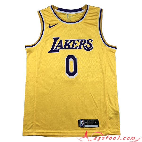 Maillot Los Angeles Lakers (WESTBROOK #0) 2023/24 Jaune