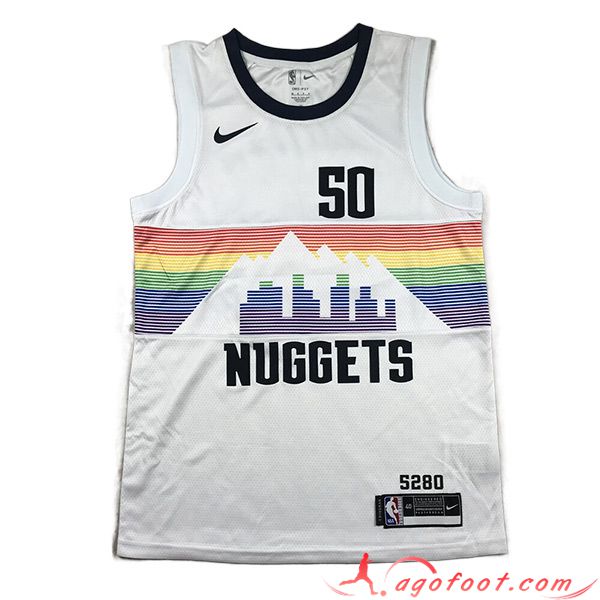 Maillot Denver Nuggets (GOROON #50) 2023/24 Blanc