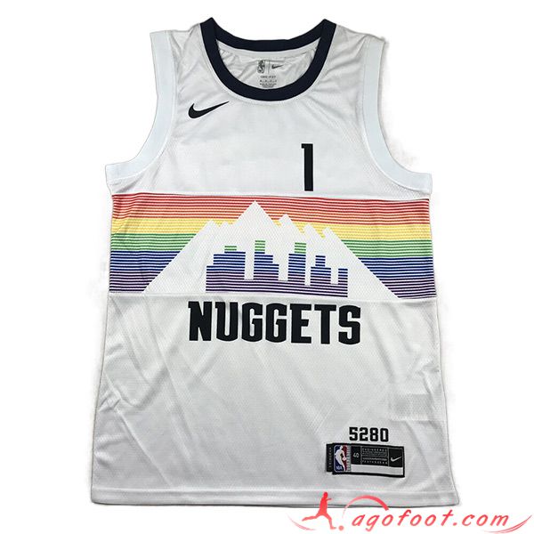 Maillot Denver Nuggets (PORTER JR. #1) 2023/24 Blanc -02