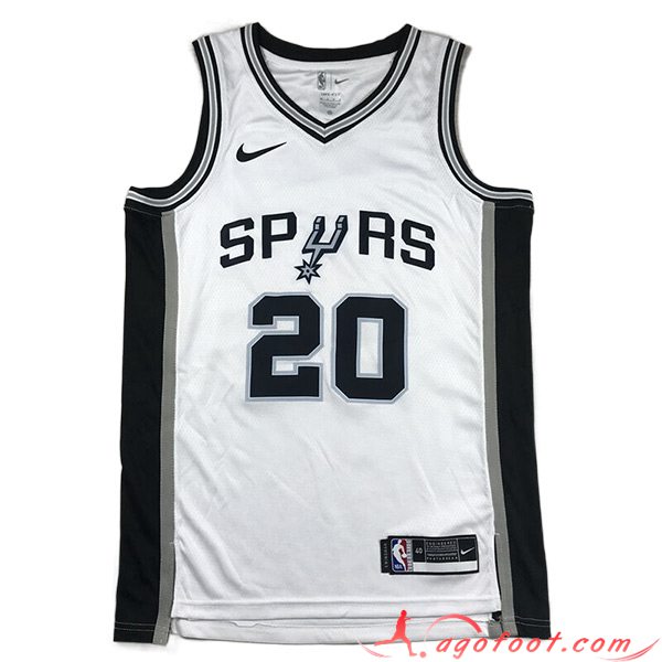 Maillot San Antonio Spurs (GINOBILI #20) 2023/24 Blanc
