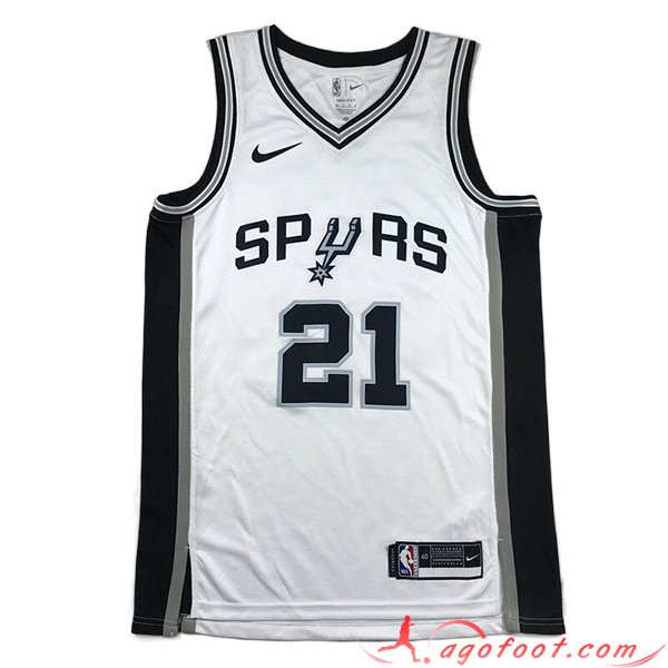 Maillot San Antonio Spurs (DUNCAN #21) 2023/24 Blanc -02